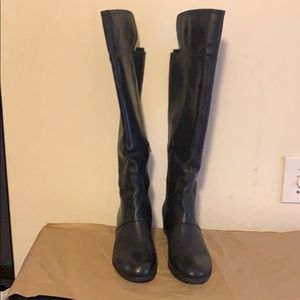 Nine West leather knee high boots!